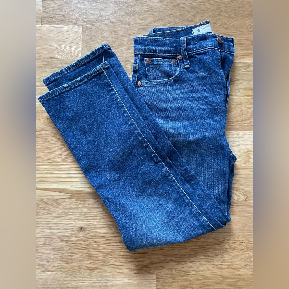 Madewell Slim Demi-Boot Jeans, Size 26